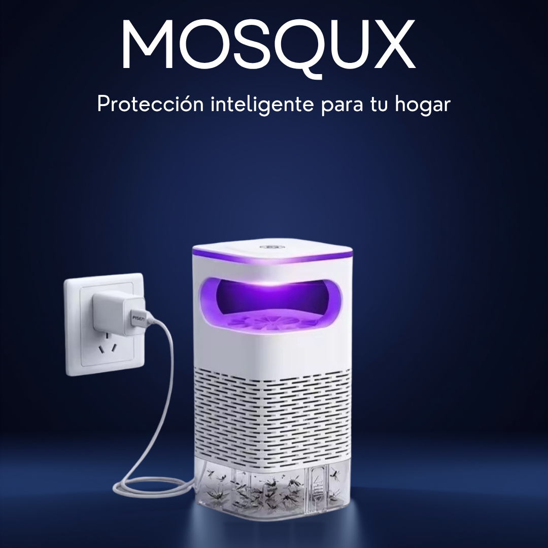 Mosqux® Smart UV — Lámpara Anti-Mosquitos Sin Químicos